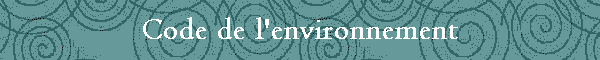 Code de l'environnement